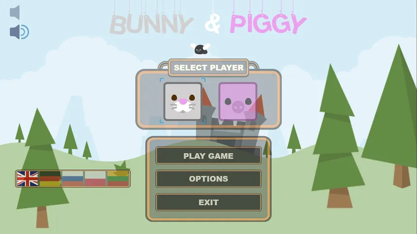 Скриншот 1 к игре Bunny & Piggy