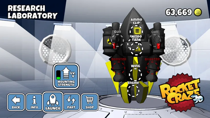 Скриншот 3 к игре Rocket Craze 3D