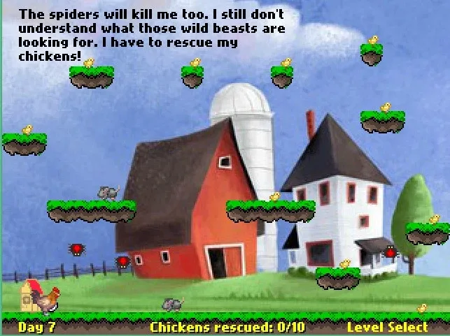 Скриншот 1 к игре Rescue your chickens