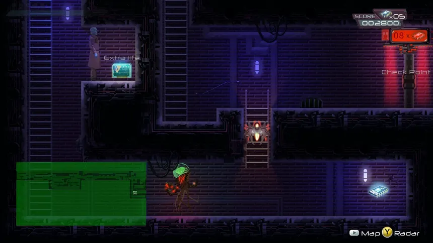 Скриншот 3 к игре Bitlogic - A Cyberpunk Arcade Adventure