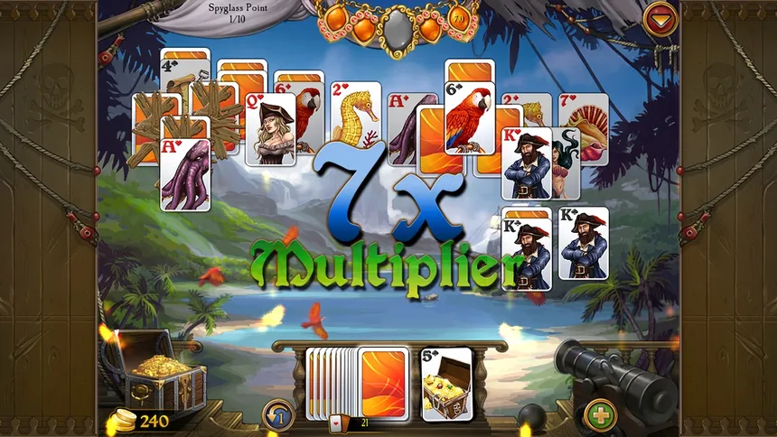 Скриншот 1 к игре Seven Seas Solitaire