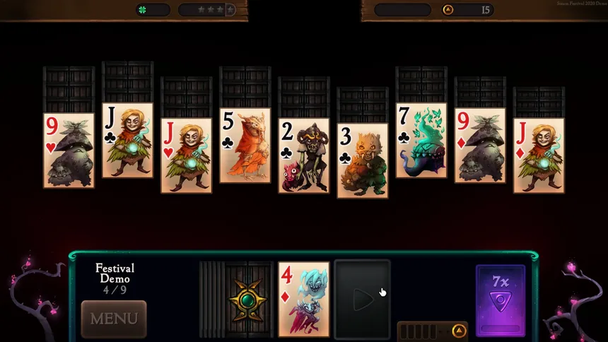 Скриншот 4 к игре Faerie Solitaire Dire