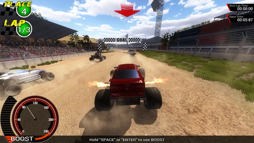 Скриншот 1 к игре Off-Road Super Racing