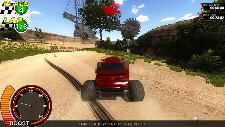 Скриншот 2 к игре Off-Road Super Racing