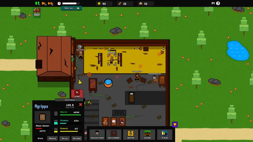 Скриншот 1 к игре Gladiator School