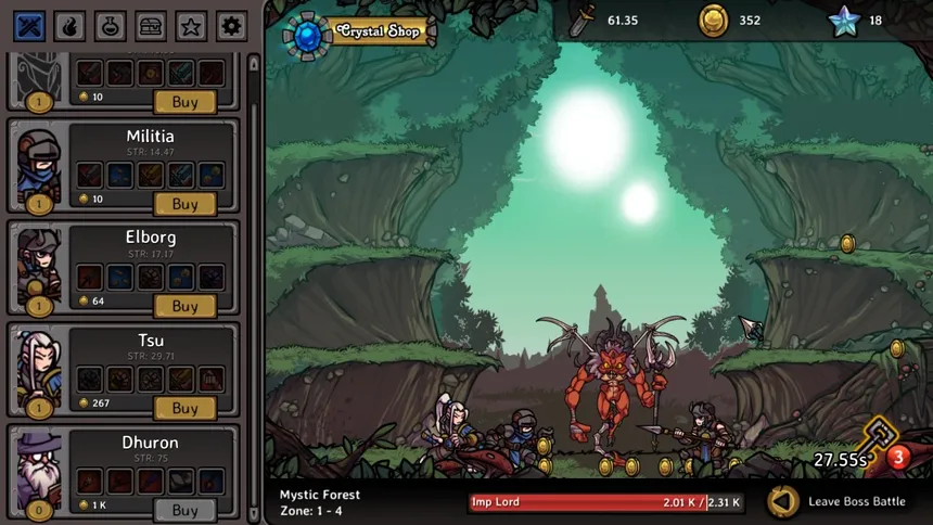 Скриншот 1 к игре Clicker Guild