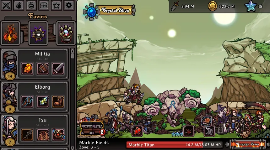 Скриншот 3 к игре Clicker Guild