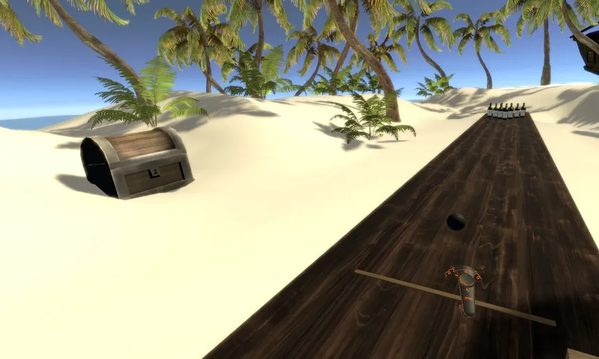 Скриншот 2 к игре Beach Bowling Dream VR