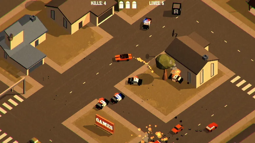 Скриншот 1 к игре PAKO - Car Chase Simulator