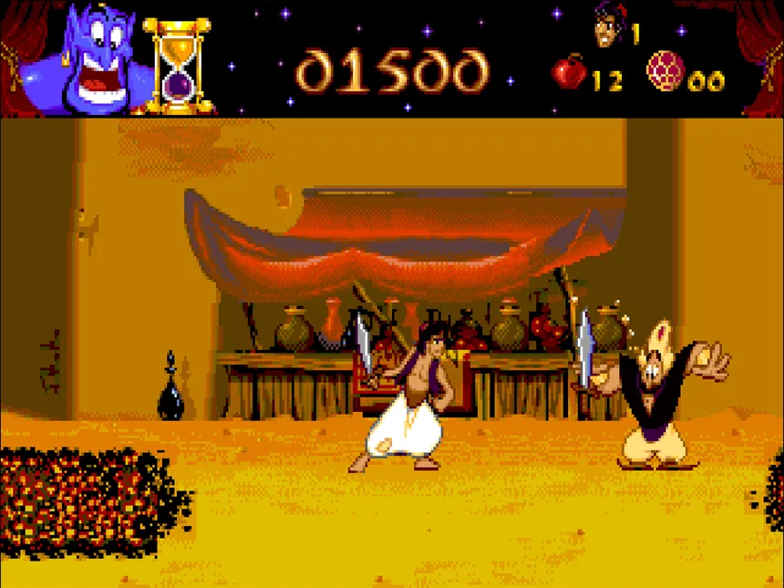 Скриншот 1 к игре Disney's Aladdin