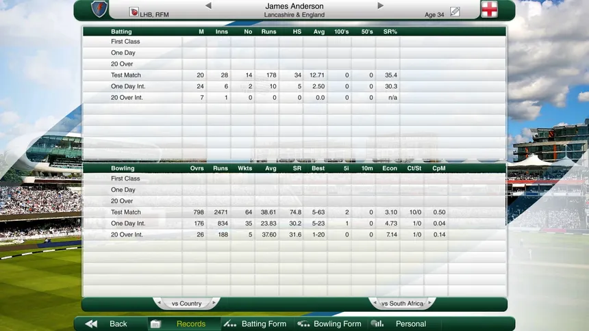 Скриншот 3 к игре Cricket Captain 2017