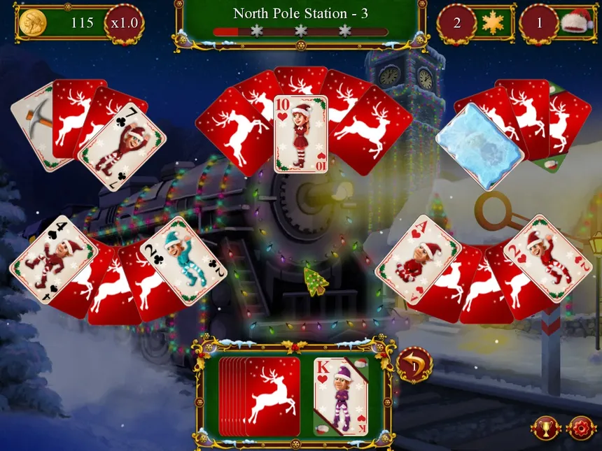 Скриншот 2 к игре Santa's Christmas Solitaire