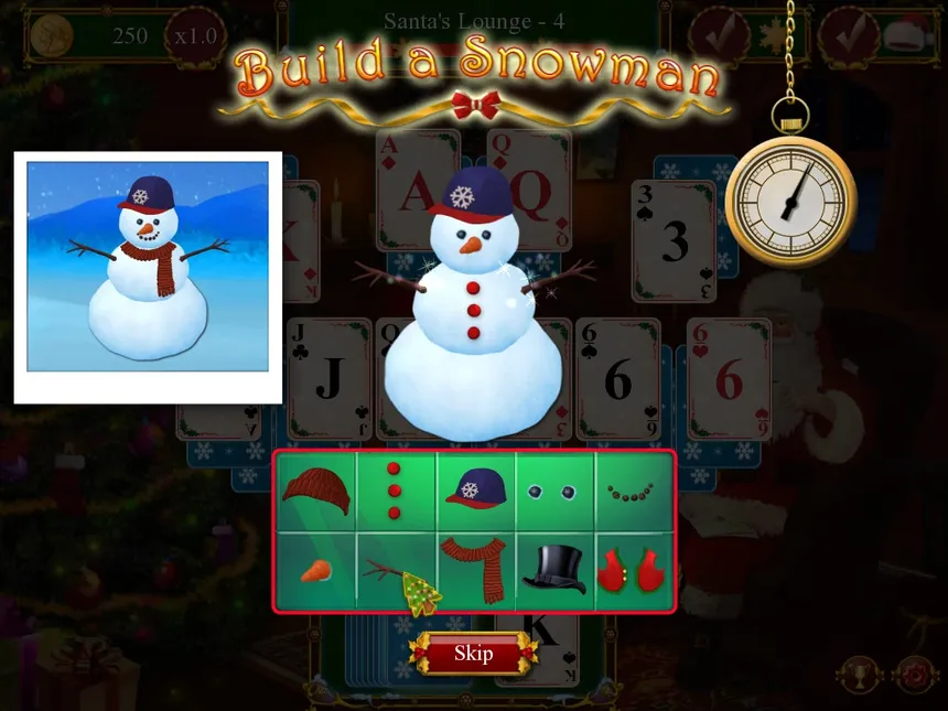 Скриншот 4 к игре Santa's Christmas Solitaire