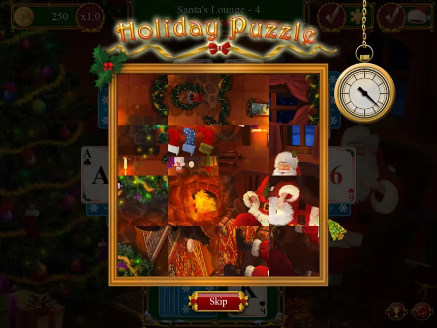 Скриншот 5 к игре Santa's Christmas Solitaire