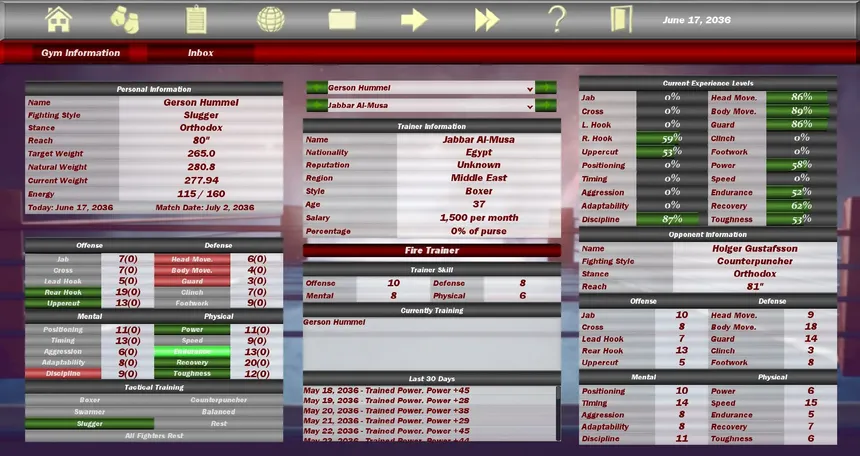 Скриншот 3 к игре World Boxing Manager