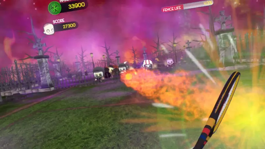 Скриншот 1 к игре Smoots Tennis Survival Zombie