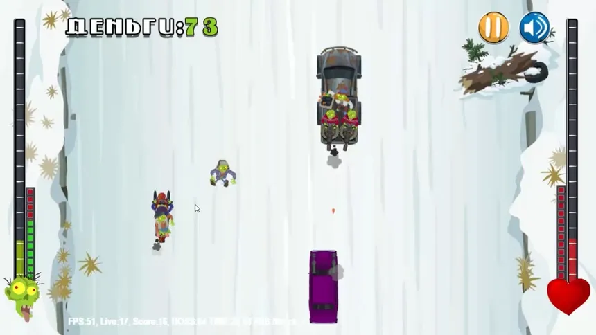 Скриншот 5 к игре ZombieCarz