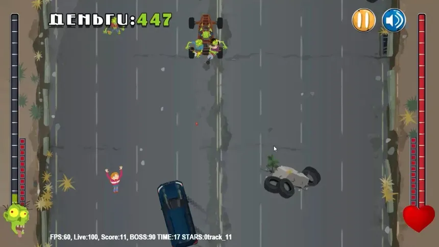 Скриншот 6 к игре ZombieCarz