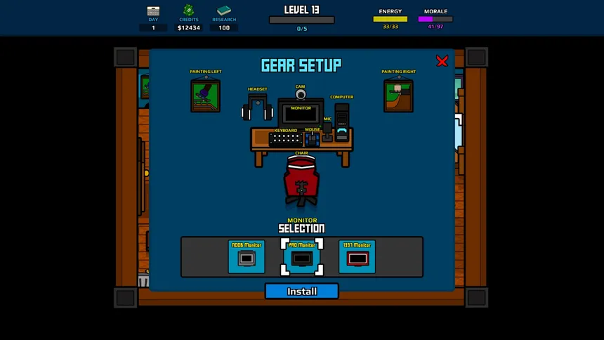 Скриншот 8 к игре Gamer Career Tycoon