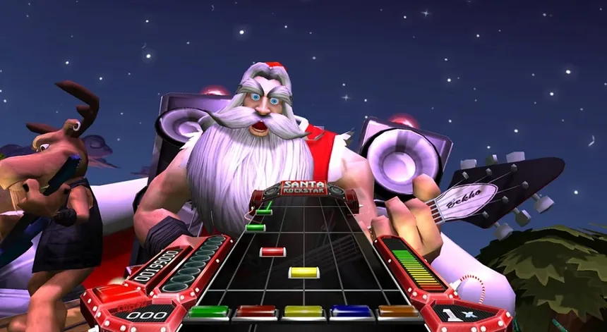 Скриншот 1 к игре Santa Rockstar