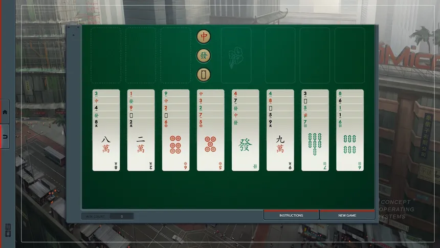 Скриншот 1 к игре SHENZHEN SOLITAIRE