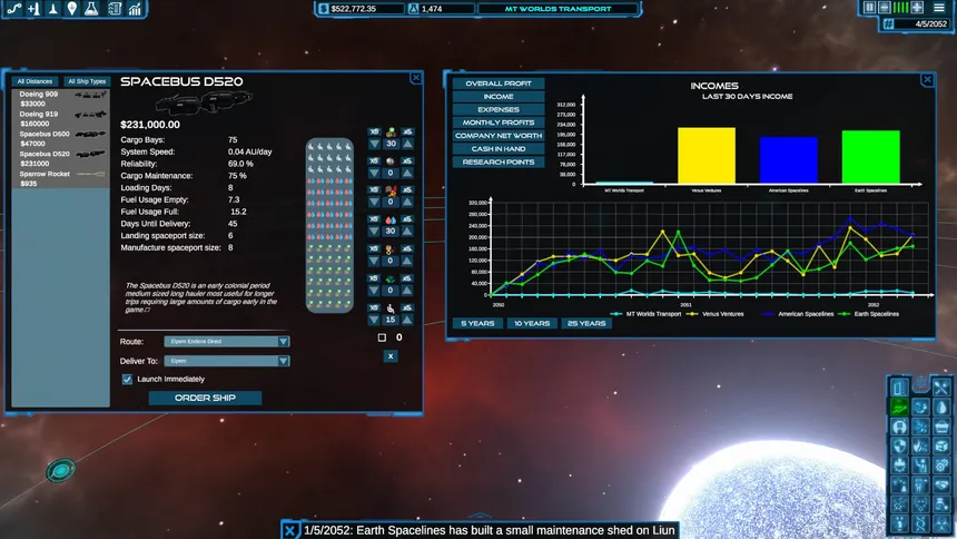 Скриншот 3 к игре Interstellar Transport Company