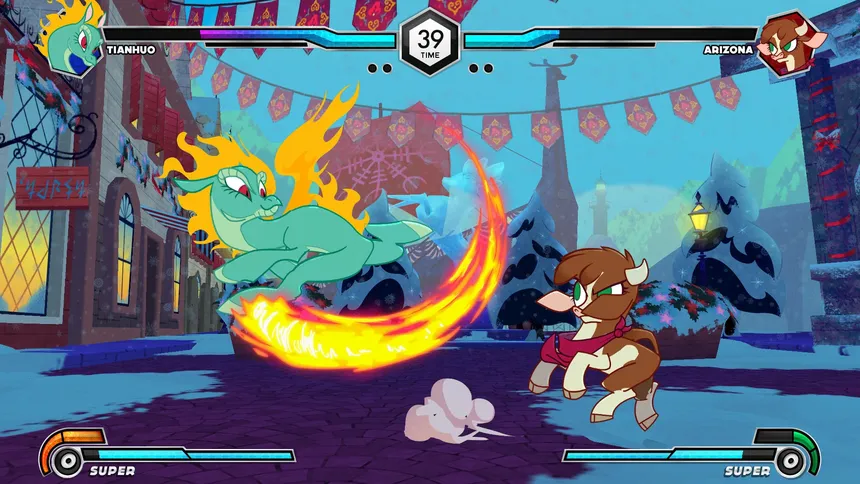 Скриншот 1 к игре Them's Fightin' Herds