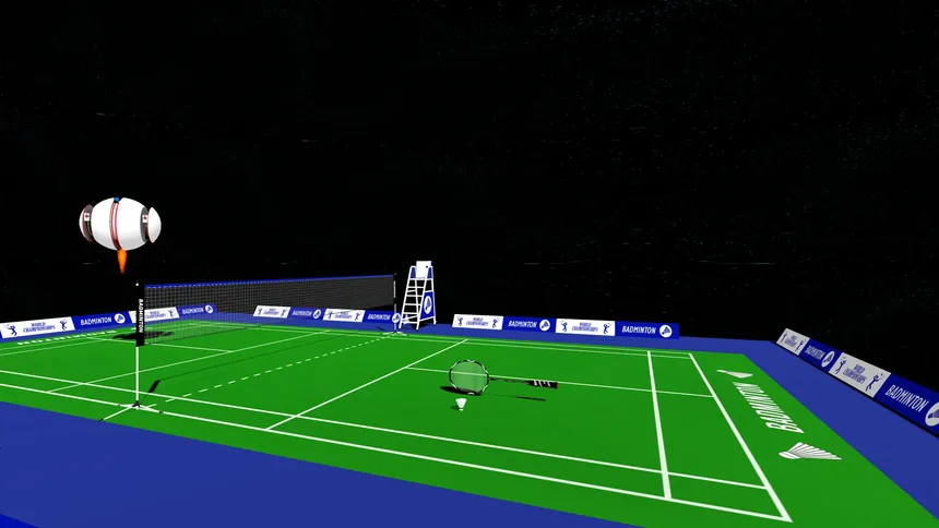 Скриншот 3 к игре Space Badminton VR