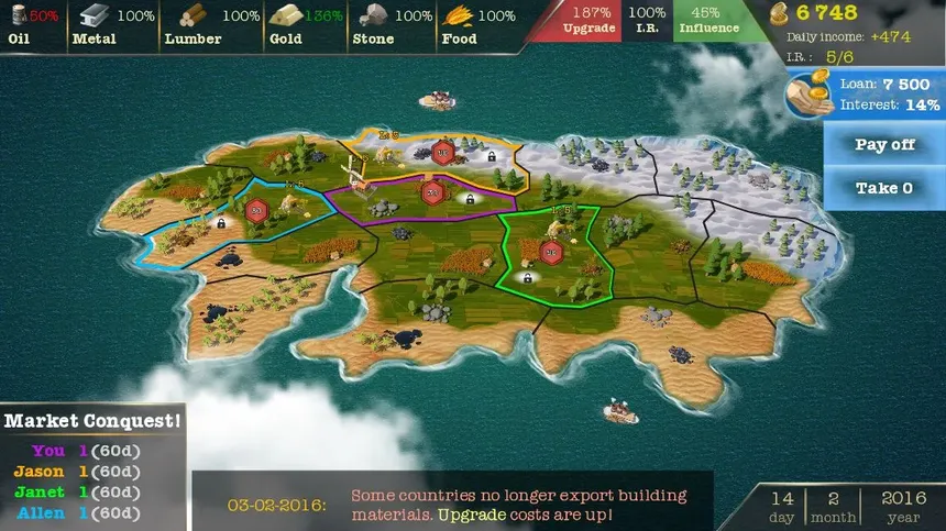 Скриншот 5 к игре Economic Conquest