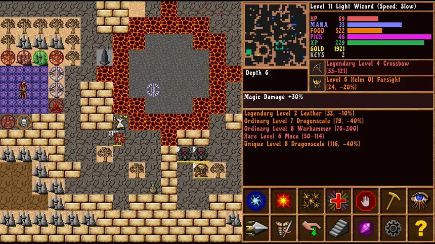 Скриншот 1 к игре The Curse Of Yendor