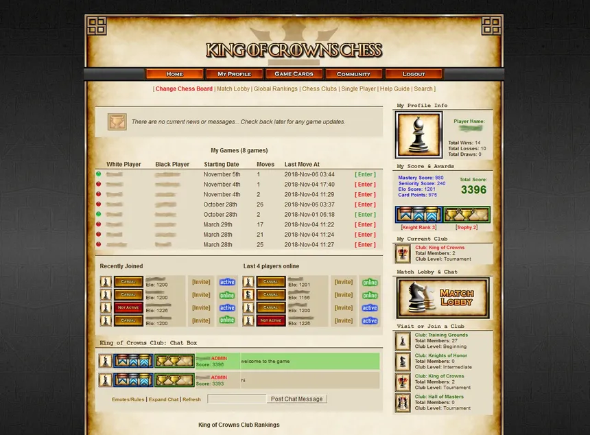 Скриншот 1 к игре Chess: King of Crowns Chess Online