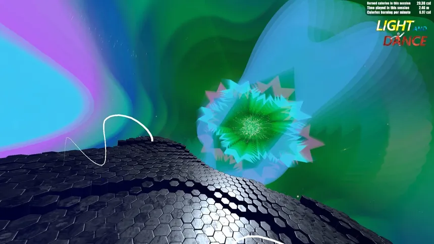 Скриншот 4 к игре Light and Dance VR - Music, Action, Relaxation