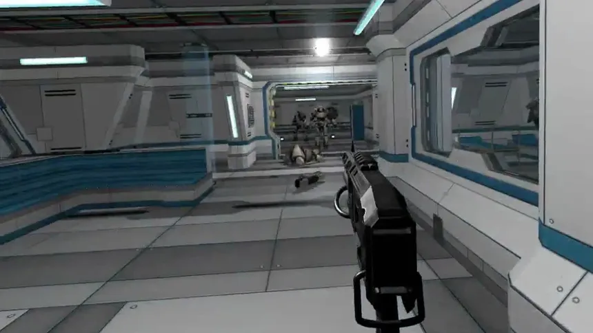 Скриншот 1 к игре RAYGUN COMMANDO VR