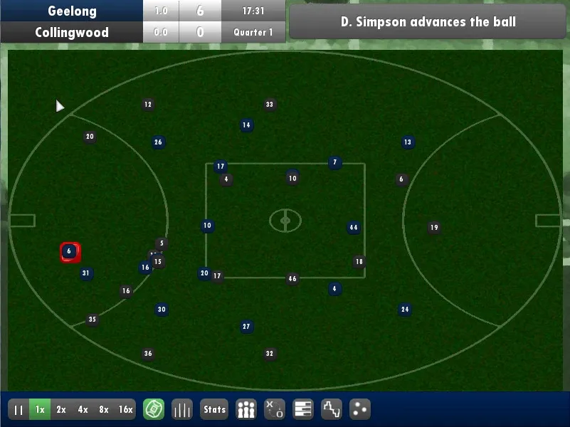Скриншот 1 к игре Australian Football Coach