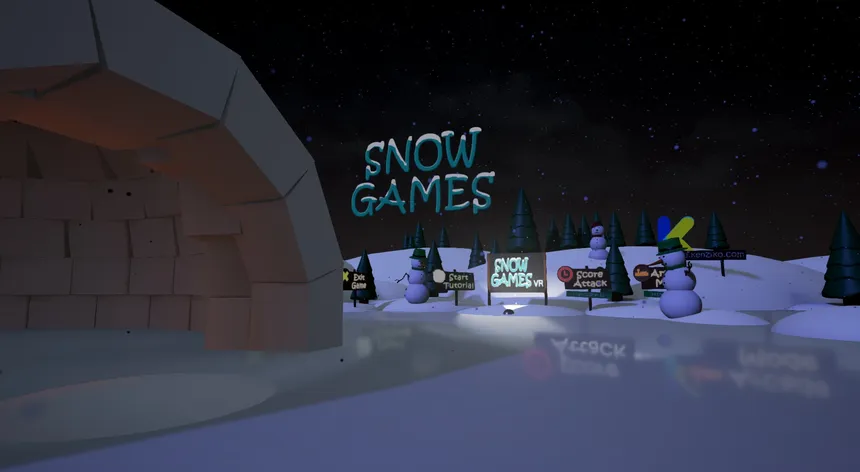 Скриншот 3 к игре Snow Games VR