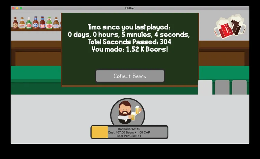 Скриншот 1 к игре idleBeer