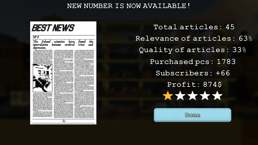 Скриншот 4 к игре News Tycoon