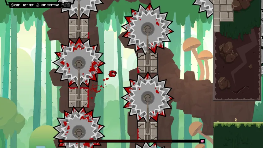 Скриншот 3 к игре Super Meat Boy Forever