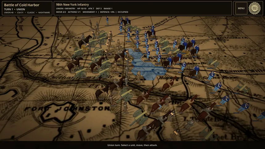 Скриншот 1 к игре Civil War: Battle of Petersburg