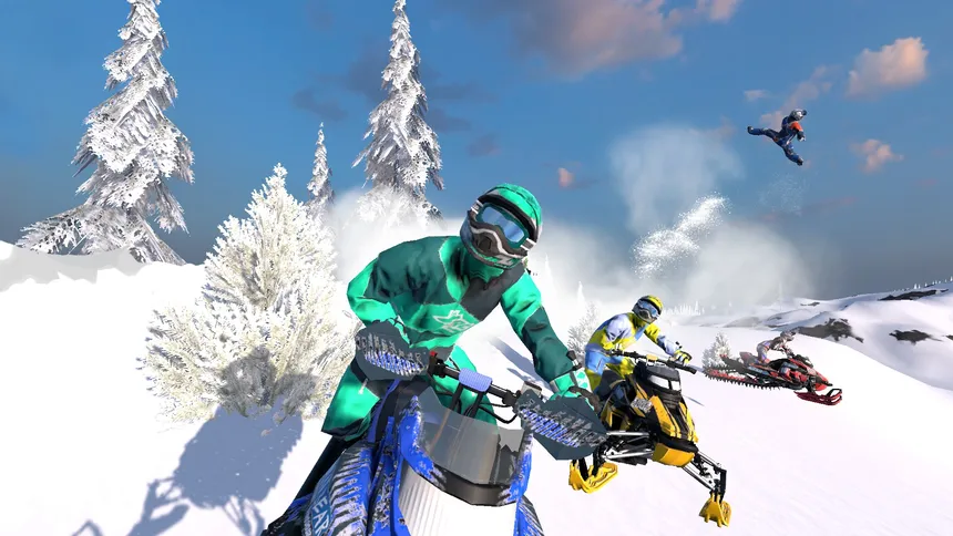 Скриншот 1 к игре Snow Moto Racing Freedom