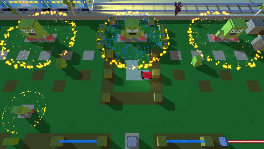 Скриншот 1 к игре Grass Cutter - Mutated Lawns