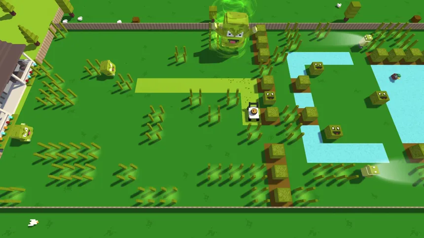 Скриншот 2 к игре Grass Cutter - Mutated Lawns