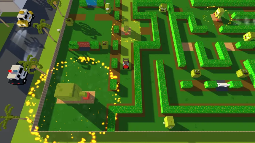 Скриншот 4 к игре Grass Cutter - Mutated Lawns