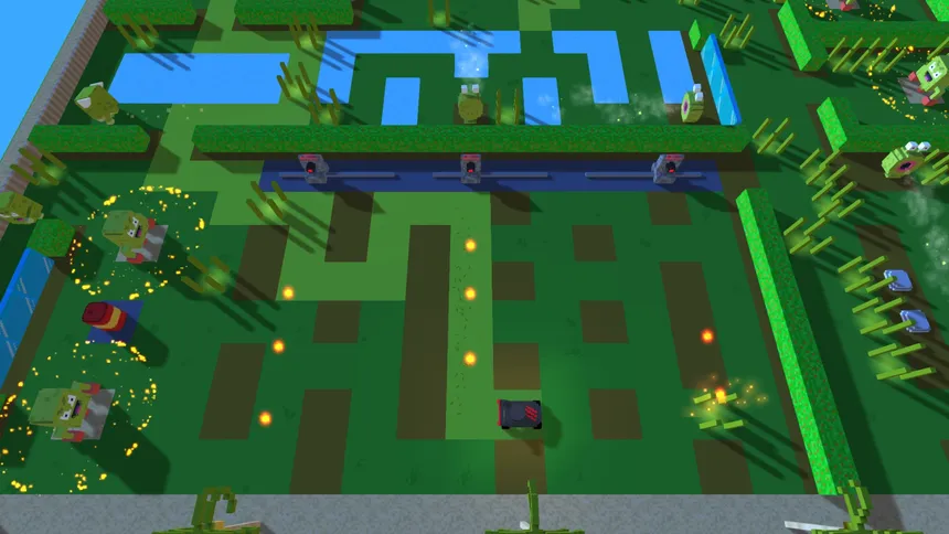Скриншот 5 к игре Grass Cutter - Mutated Lawns