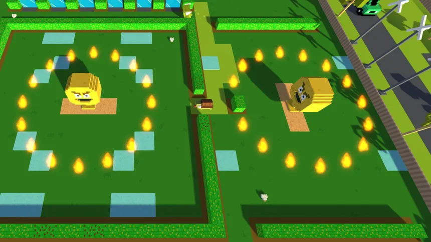 Скриншот 6 к игре Grass Cutter - Mutated Lawns