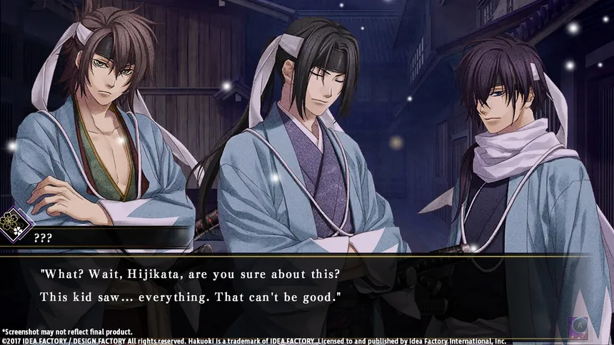Скриншот 4 к игре Hakuoki: Kyoto Winds