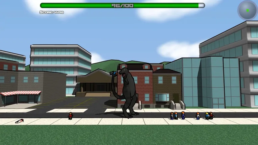 Скриншот 7 к игре Attack of the Giant Mutant Lizard