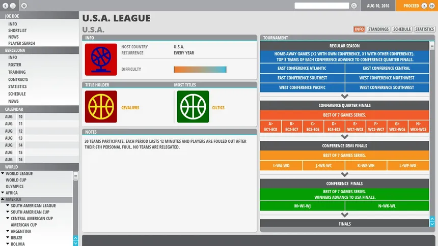 Скриншот 2 к игре World Basketball Manager 2