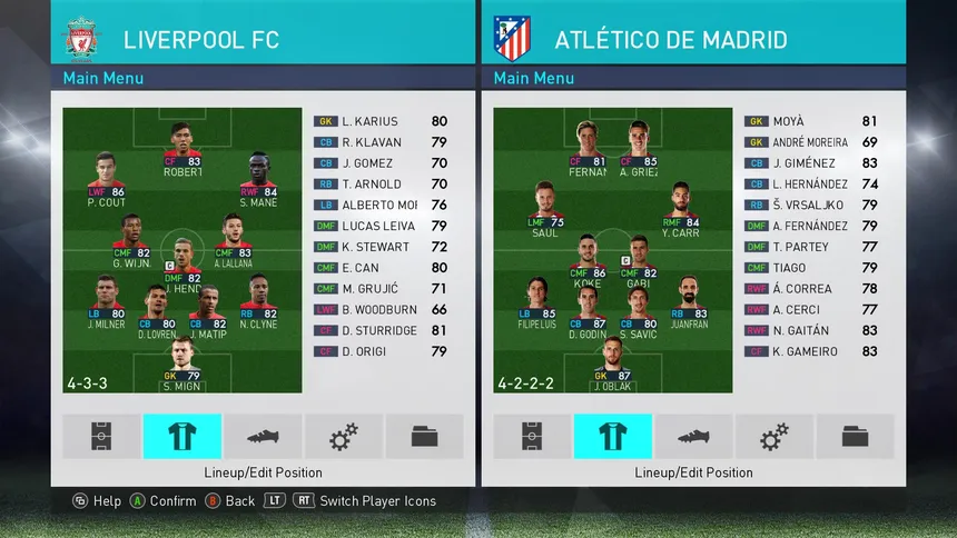 Скриншот 4 к игре PRO EVOLUTION SOCCER 2018