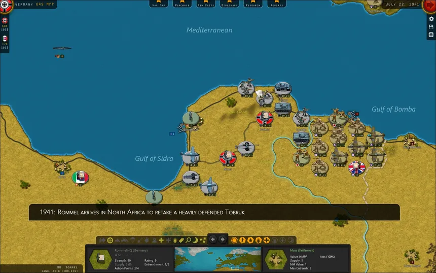 Скриншот 7 к игре Strategic Command WWII: War in Europe